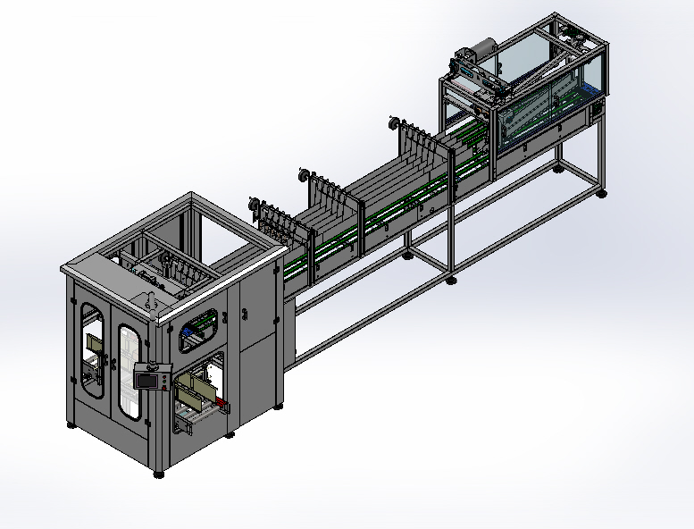 Drop type packing machine